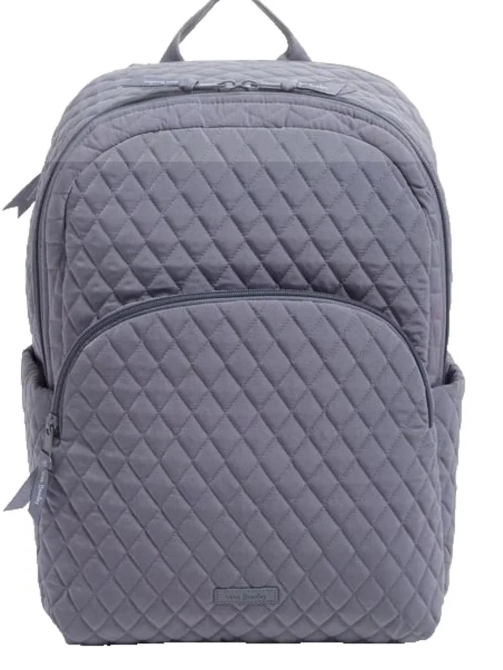 Vera Bradley Large Essential Backpack Laptop NWT Microfiber carbon gray NWT